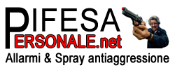Spray al peperoncino anti aggressione Lady - Difendersi con gli allarmi ed i spray al pepe